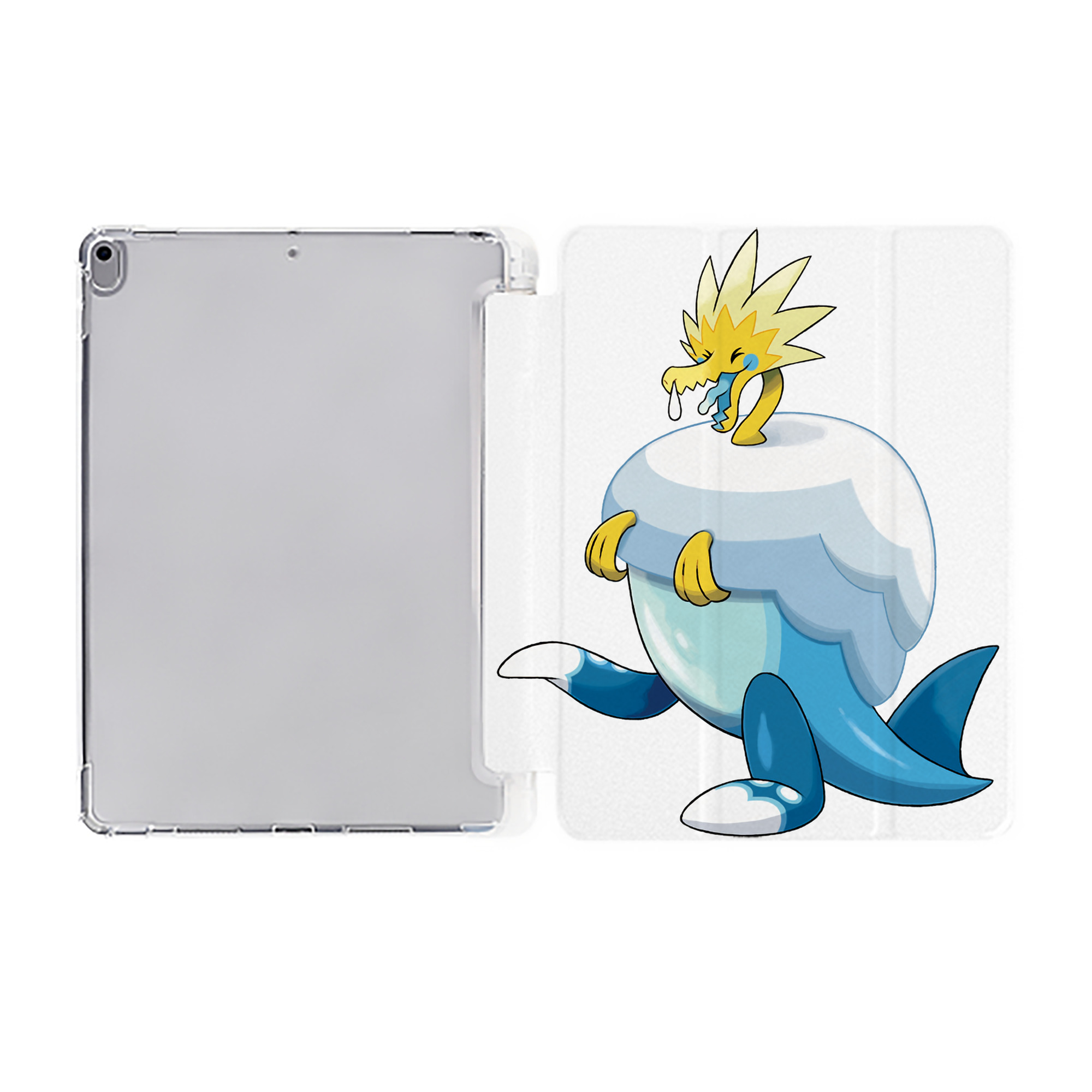 （画像用） ポケットモンスター Pokémon IPad ケース ペン収納付き 三つ折りスタンド PUレザー×シリコン 対応機種9.5/10.5/10.9インチ